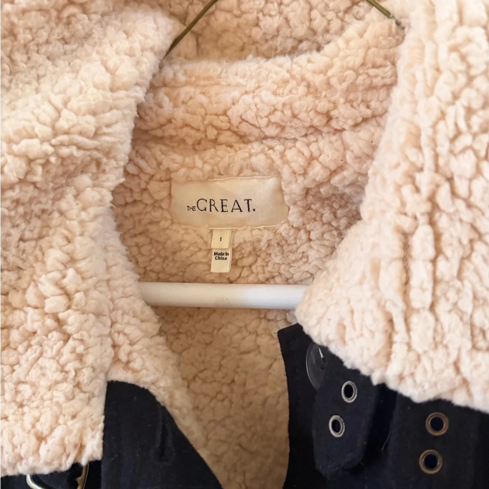 The Great brand Sherpa jacket, cropped
